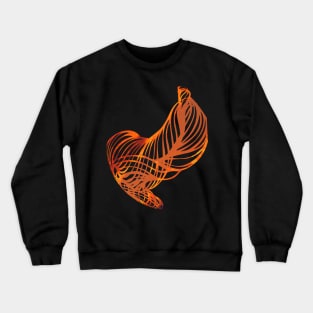 frills orange Crewneck Sweatshirt